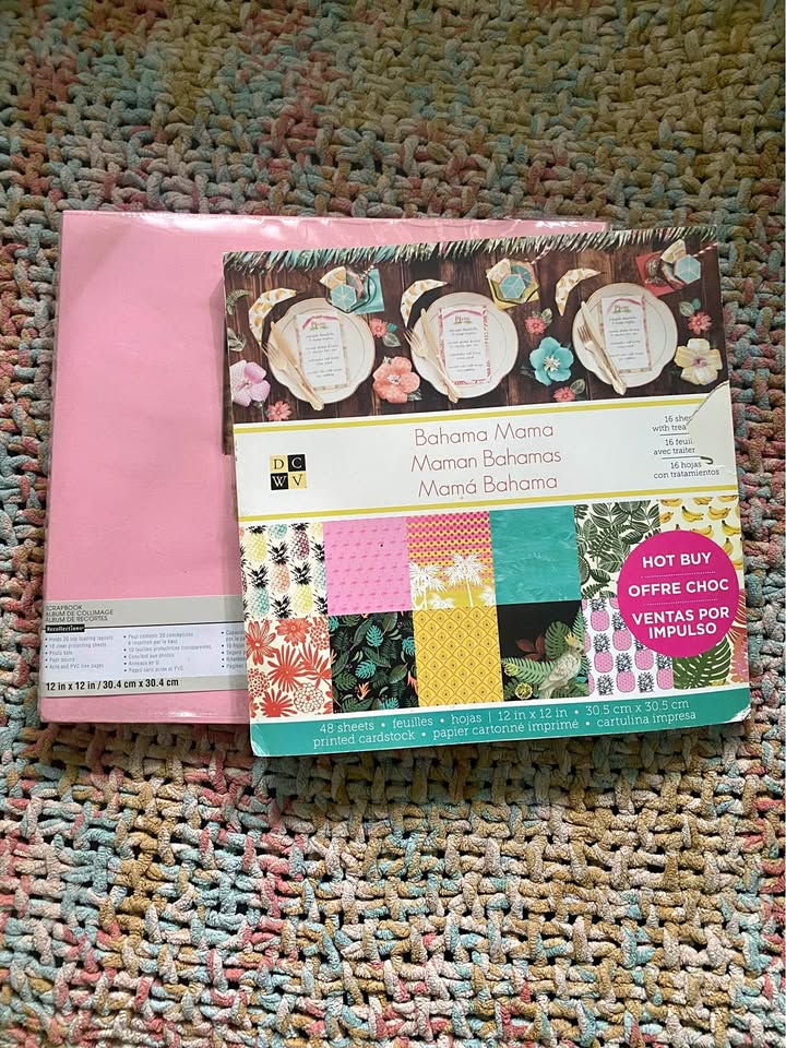 Scrapbook Set-Scrapbook Album and Cardstock Paper