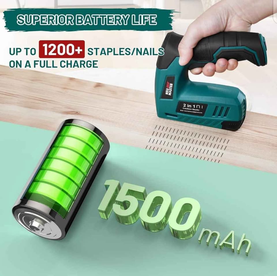 Battery Electric Staple Gun - photo 2