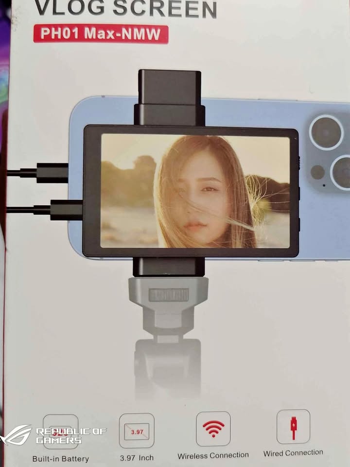Newmowa Phone Vlog Selfie Monitor Screen for iPhone