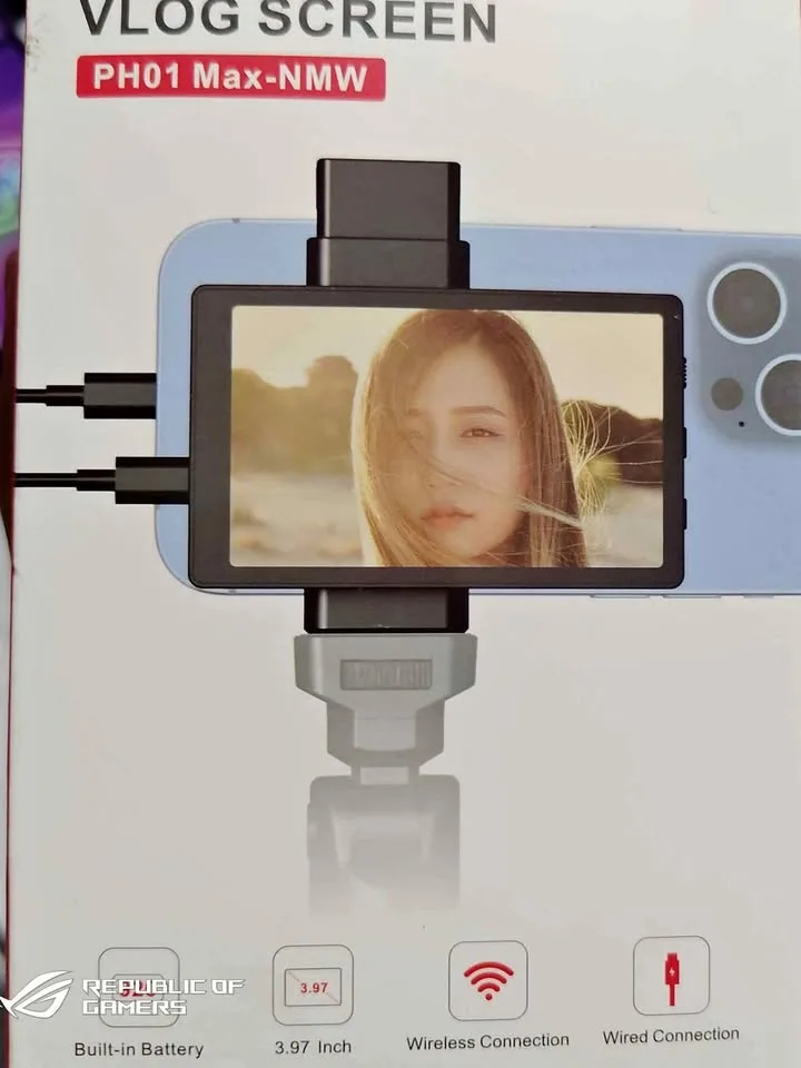 Newmowa Phone Vlog Selfie Monitor Screen for iPhone thumbnail