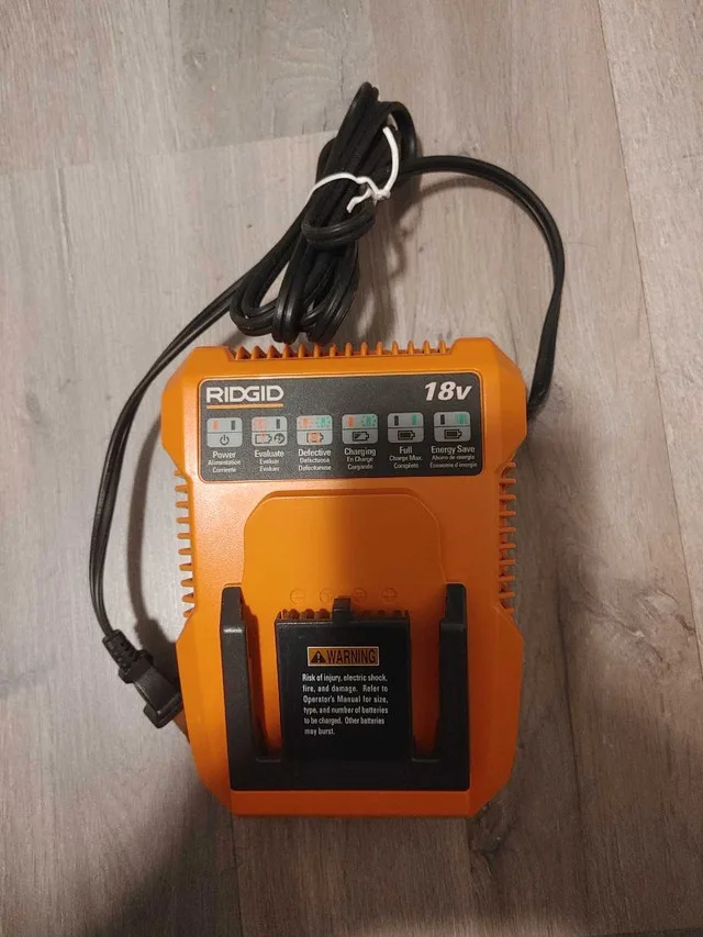Ridgid 18v battery charger thumbnail