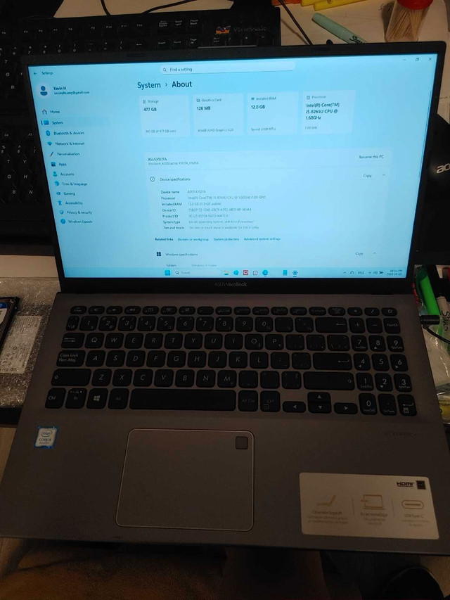 ASUS X512FA VivoBook Win 11