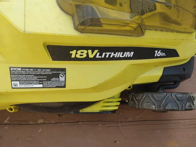 Ryobi 18v X2 lawn mower almost new image indicator(2)