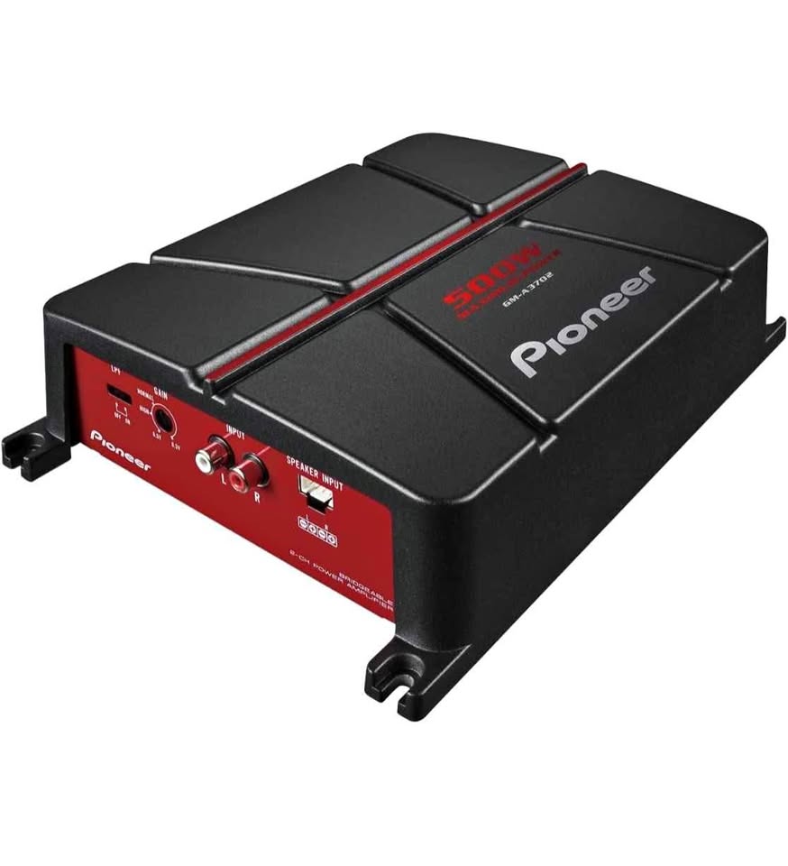 Pioneer GM-A3702 2-Channel Car Amplifier – 500W Max