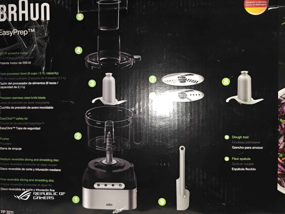 Procesador de alimentos Braun, Plata - photo 4