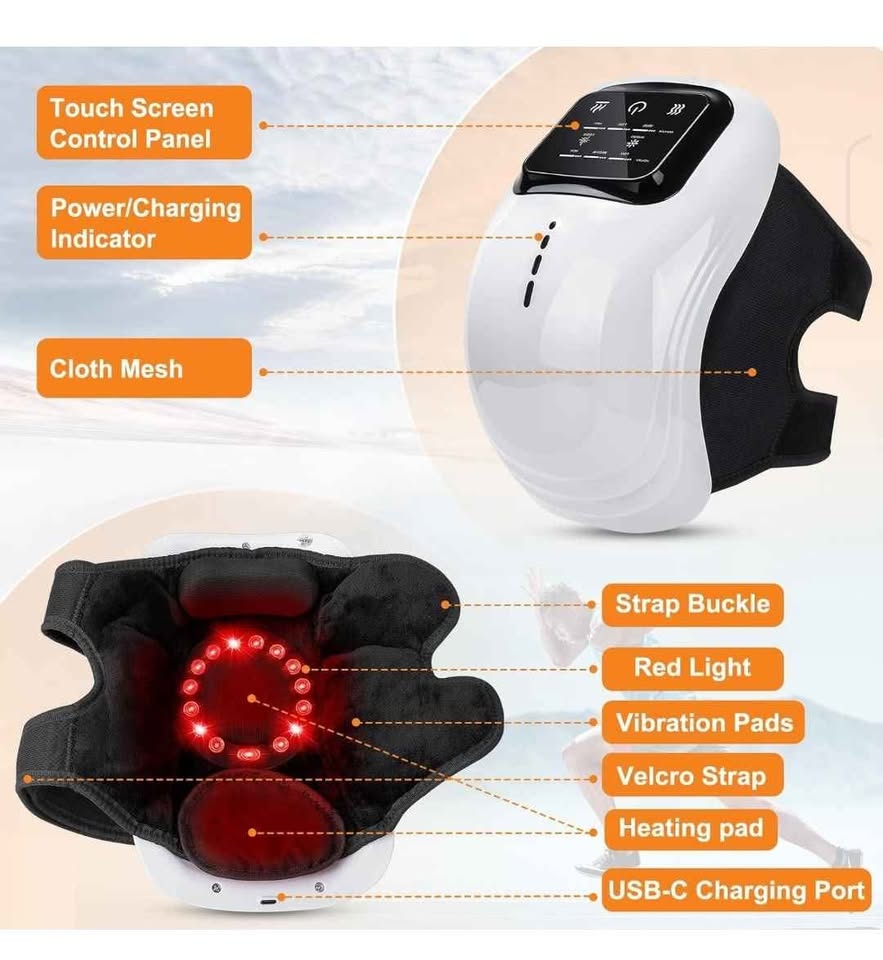 Portable Knee Massager with Heat - photo 4