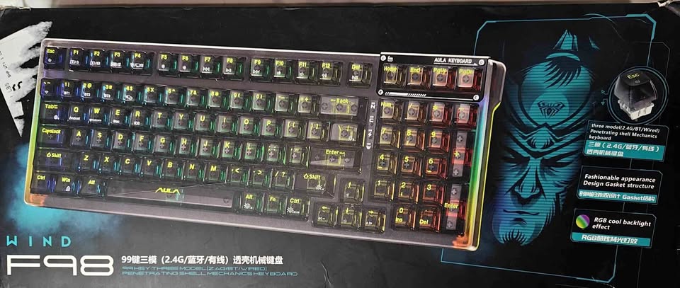 AULA F98 Wireless Mechanical Keyboard