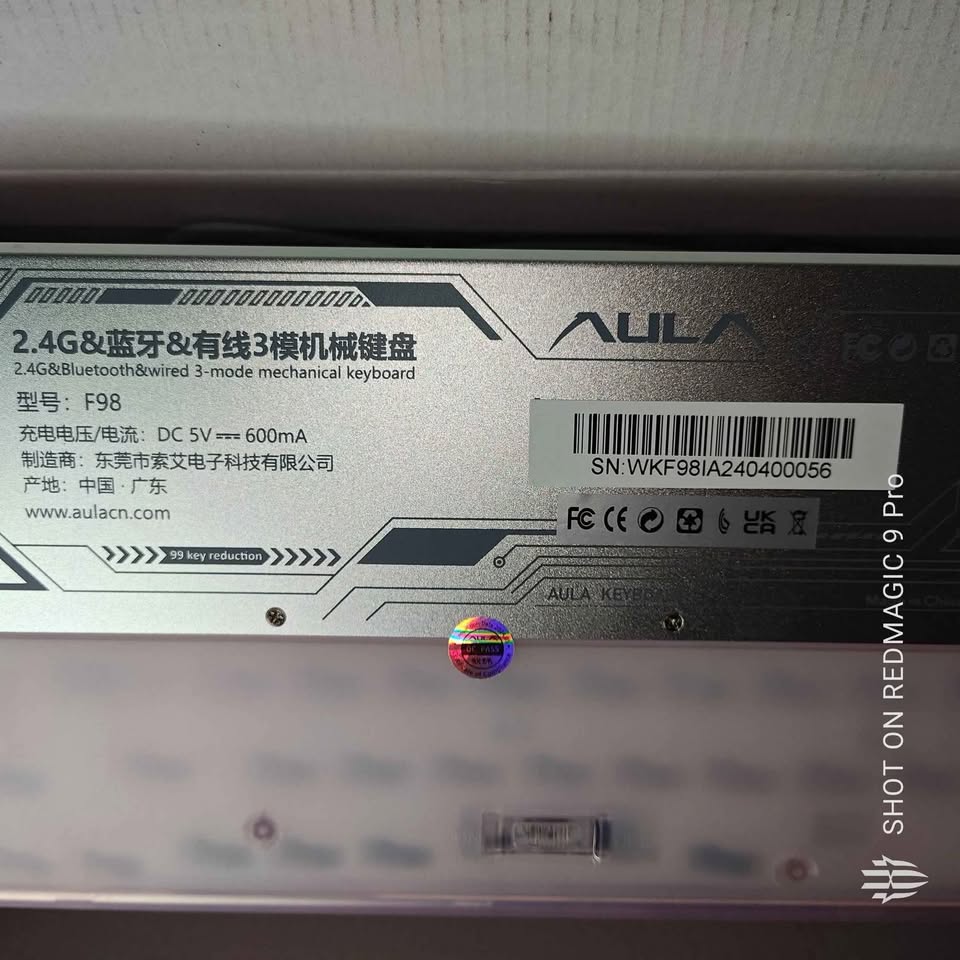 AULA F98 Wireless Mechanical Keyboard - photo 4
