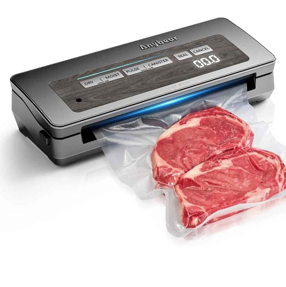 Vacuum Sealer Machine, 90kPa 120W Wide Seal All-IN-1