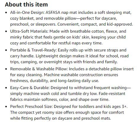 New~Nap Mat W/Pillow & Blanket, Age 3+, Const Vehicles - photo 3