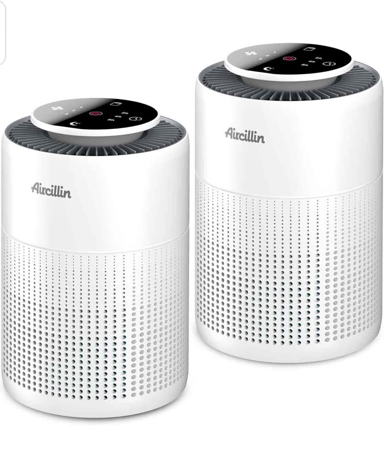 2 Pack Air Purifier for Home Bedroom