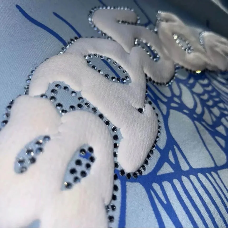 Sp5der Sky Blue Hoodie (Medium) image indicator(3)