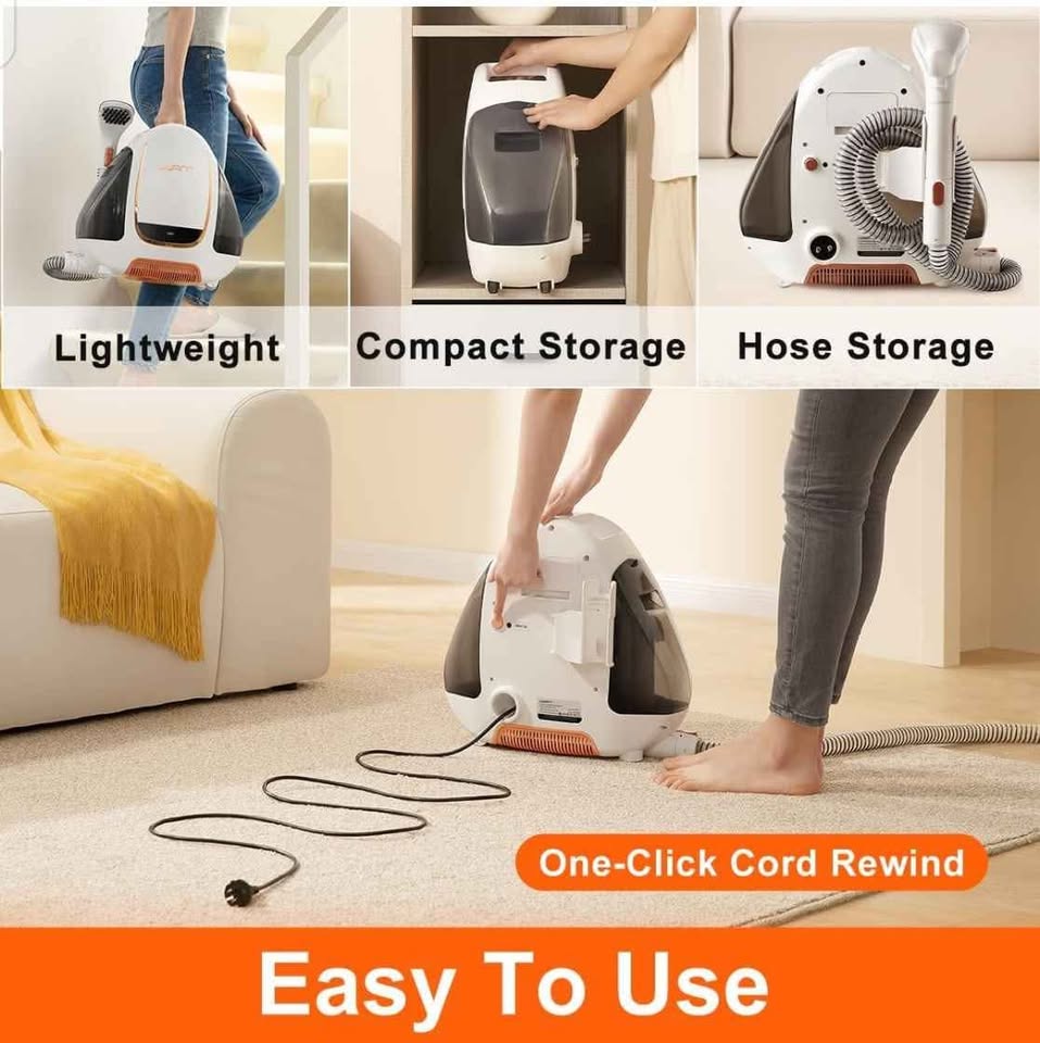 uwant Portable Carpet & Upholstery Cleaner Machine - photo 3