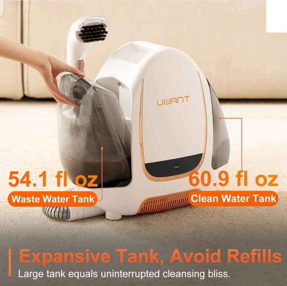 uwant Portable Carpet & Upholstery Cleaner Machine - photo 4