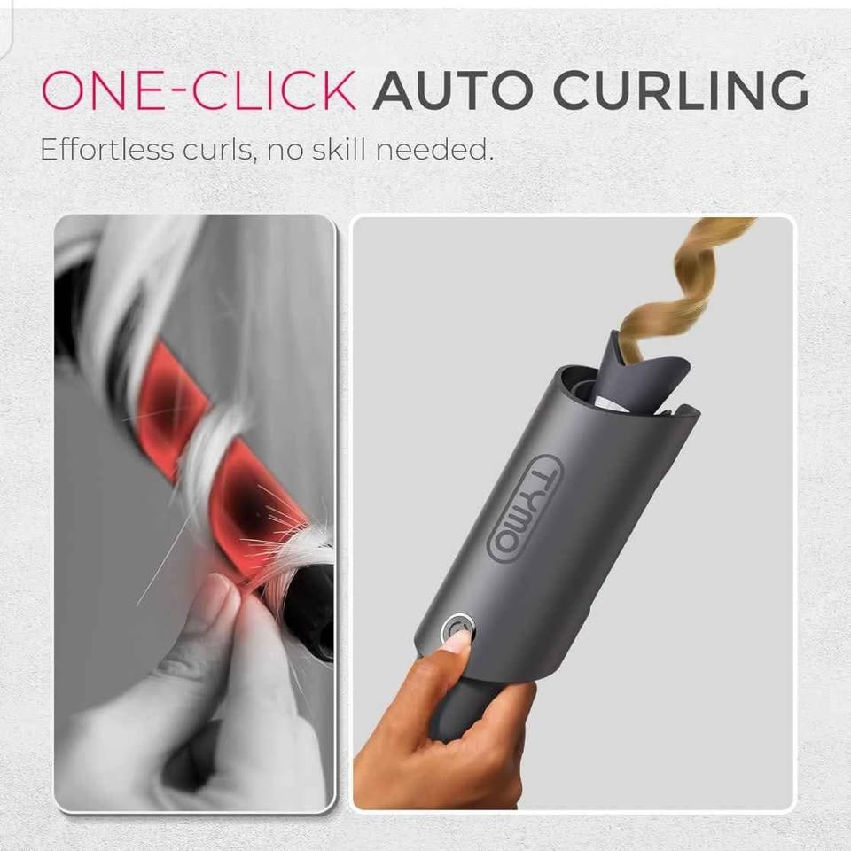 Automatic Rotating Curling Iron - Tymo - photo 2