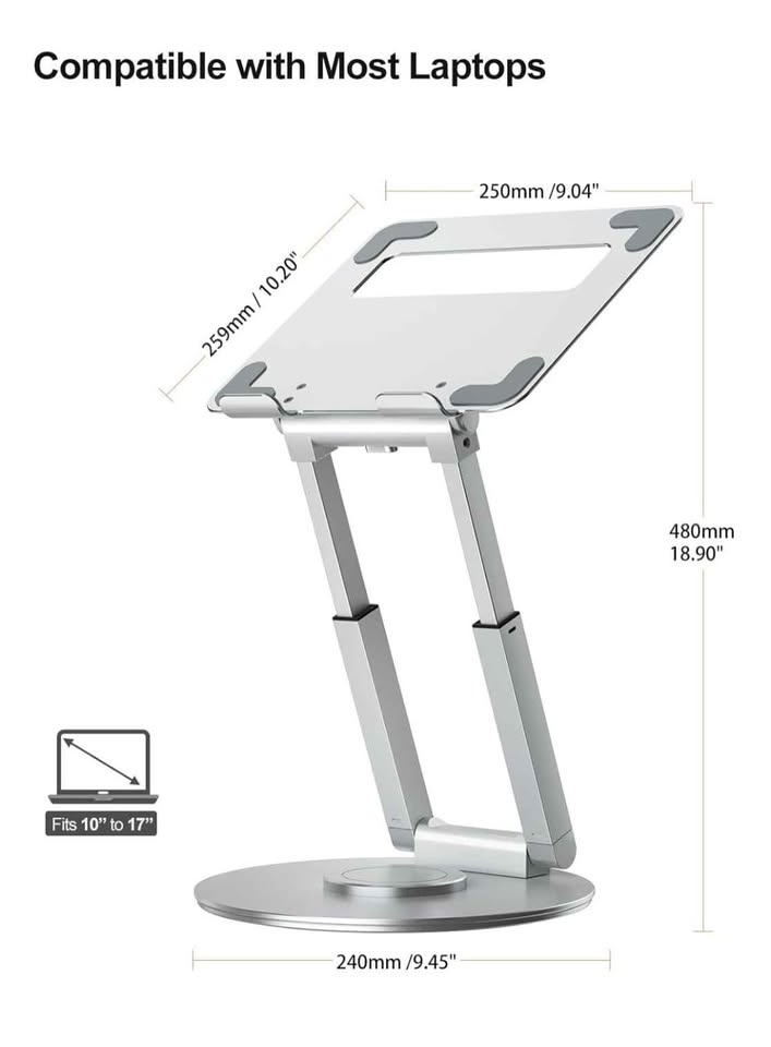 Telescopic Laptop Stand for Desk - photo 4