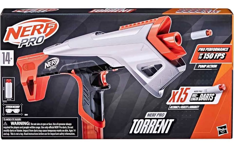 Nerf Pro Torrent Half-Length Dart Blaster