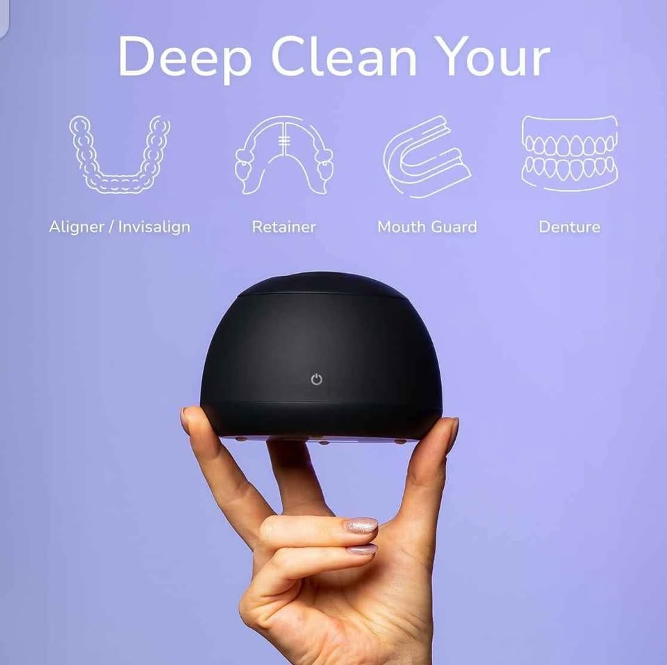 Zima Dental Capsule | Jet Black | Ultrasonic Retainer Cleaner - photo 3