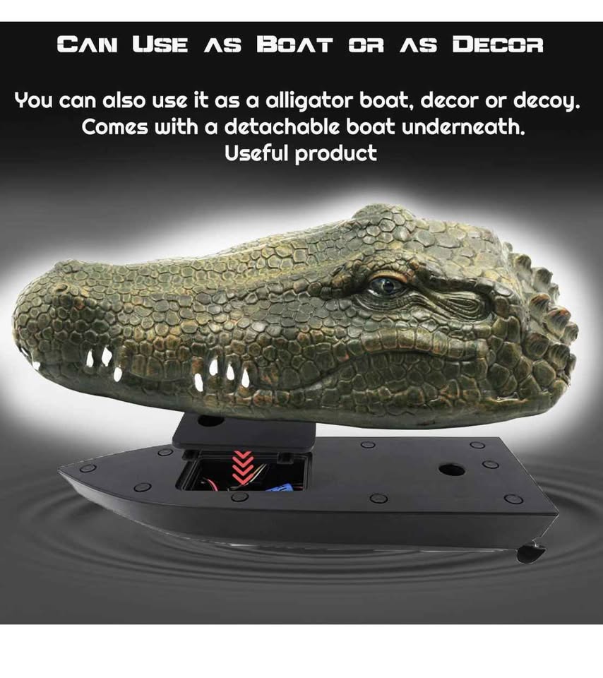 RC Alligator Head Boat for Adults and Kids - photo 4