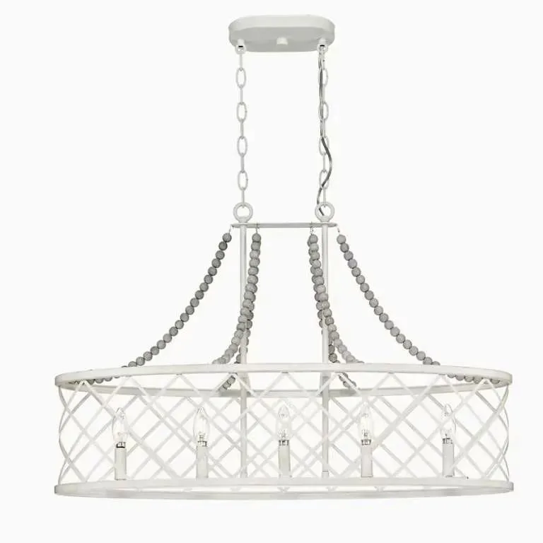 Brand New Progress 5-Light Chandelier Designer Collection