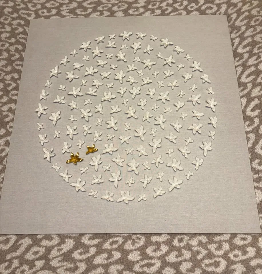 STUNNING 3D Flower Wall Art 35"x35" image indicator(6)