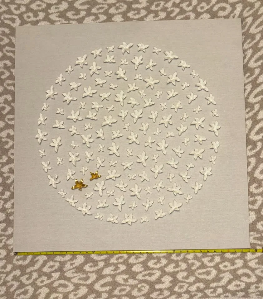 STUNNING 3D Flower Wall Art 35"x35" image indicator(7)