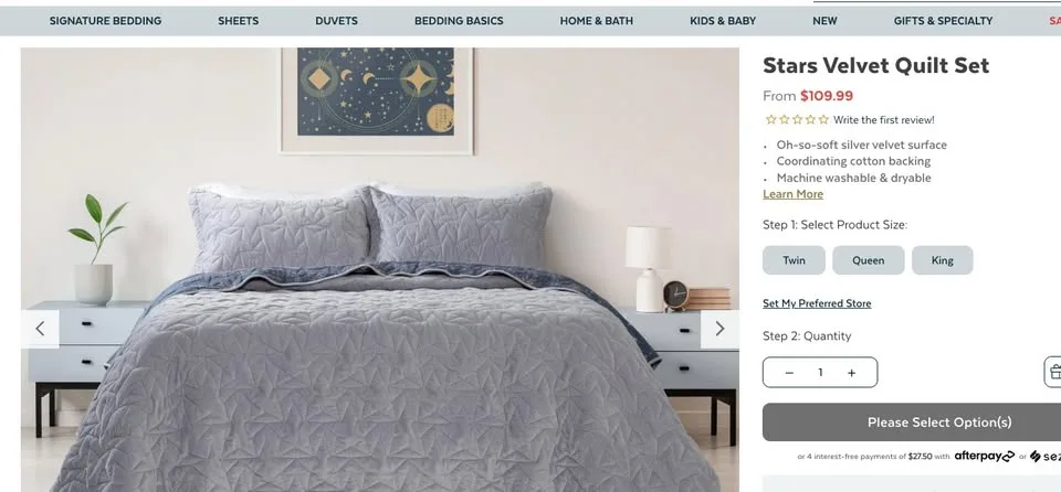 STUNNING Cream Colored Daisy Queen Quilt Set image indicator(10)