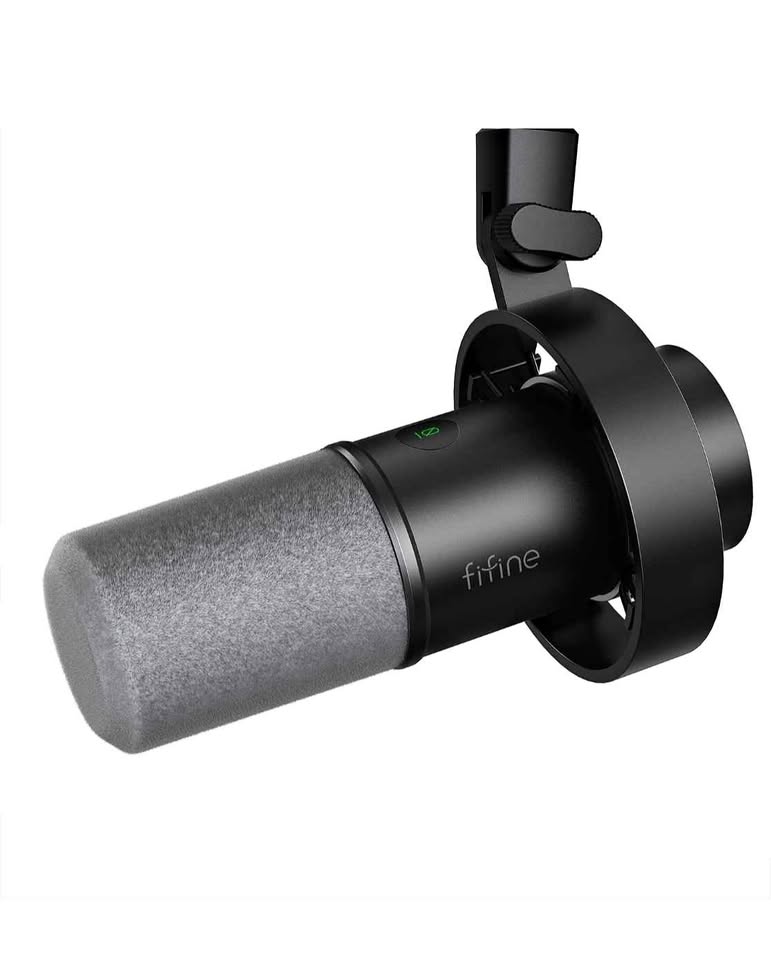 FIFINE Dynamic Microphone, XLR/USB Podcast Recording