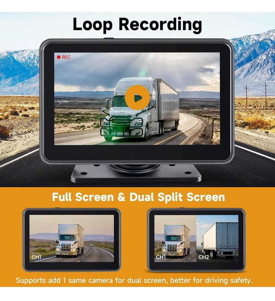 Wired Backup Camera with 7'' Touch Screen Monitor - photo 5