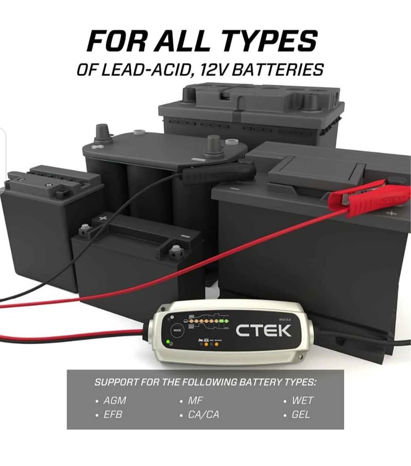 CTEK MXS 5.0 Battery Charger and Maintainer 12V - photo 5