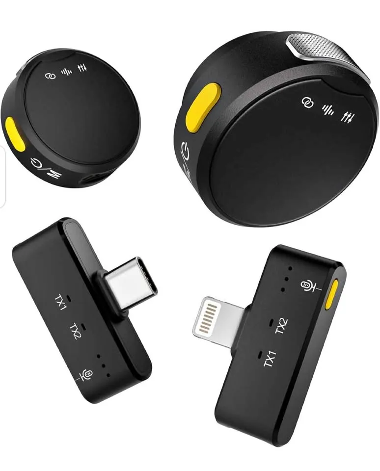 Wireless Lavalier Microphone for iPhone/Android thumbnail