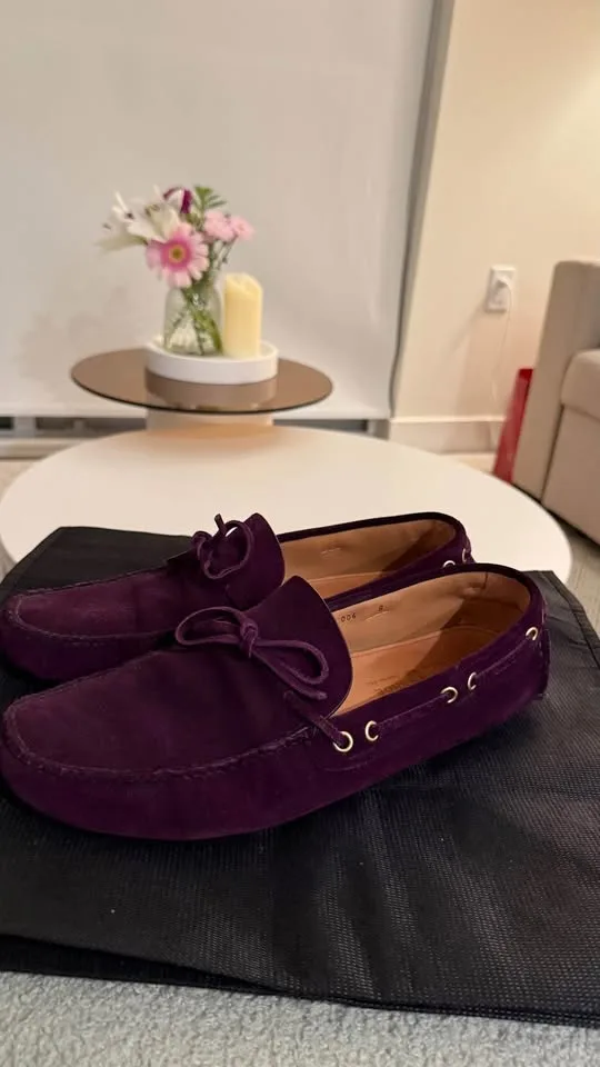 Men’s Car Shoe Suede Driving loafer image indicator(4)