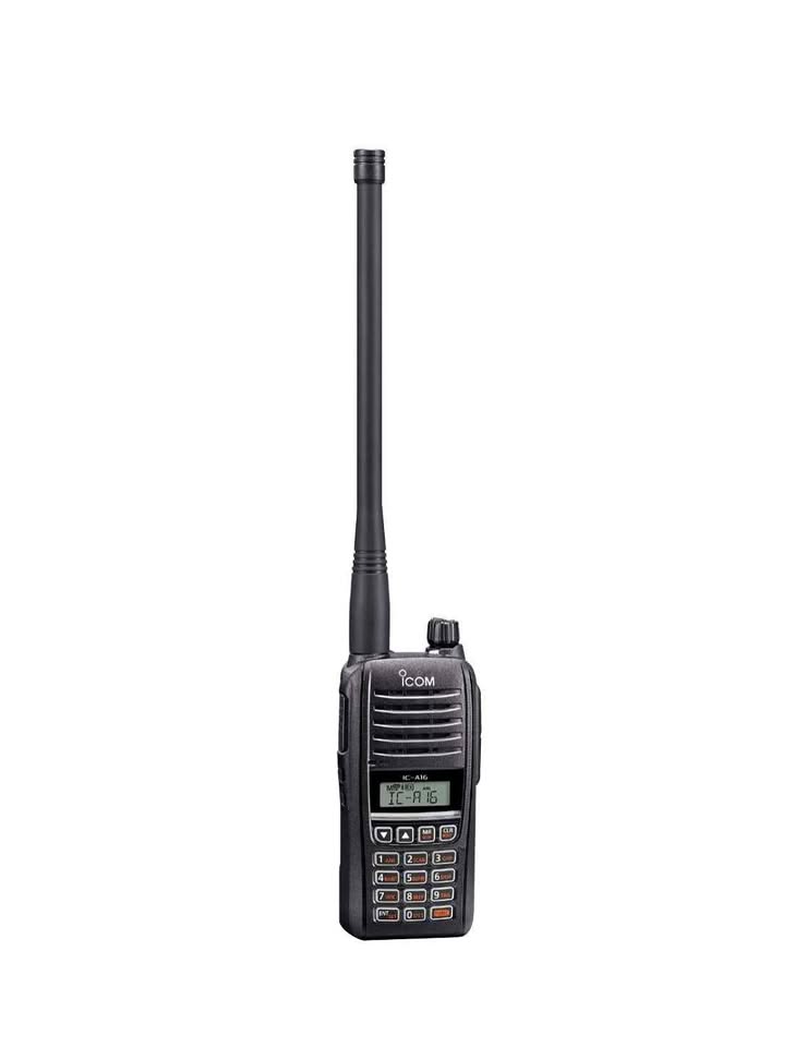 Icom IC-A16B (Bluetooth) VHF Air Band Handheld Transceiver Radio
