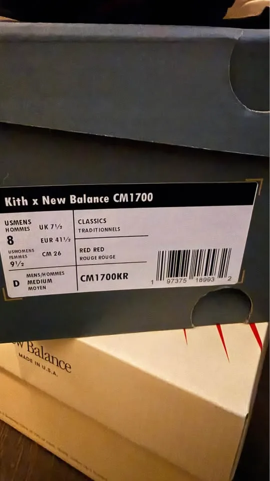 New Balance x Kith 1700 size 8 DS image indicator(2)