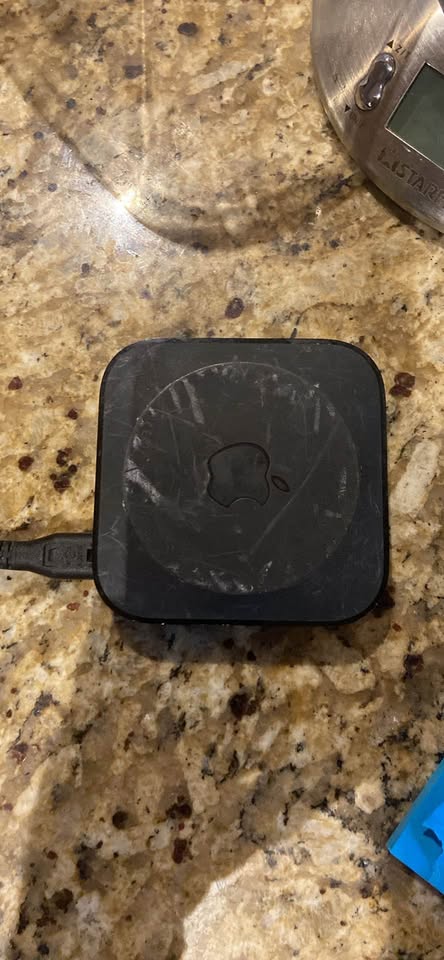 Apple TV with cord and remote - photo 3