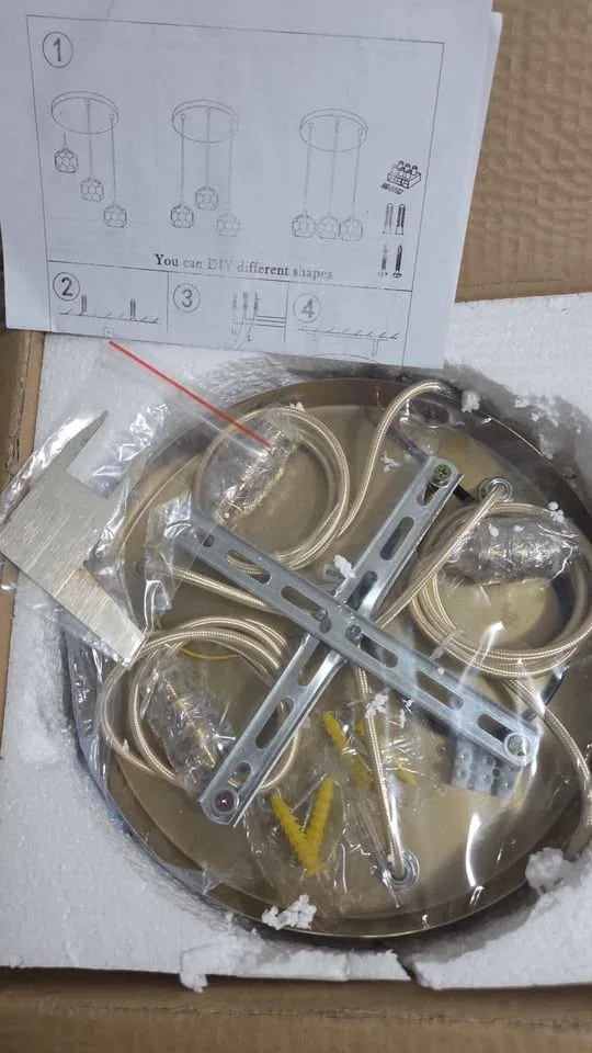 Hanging Lighting Crystal lights image indicator(3)