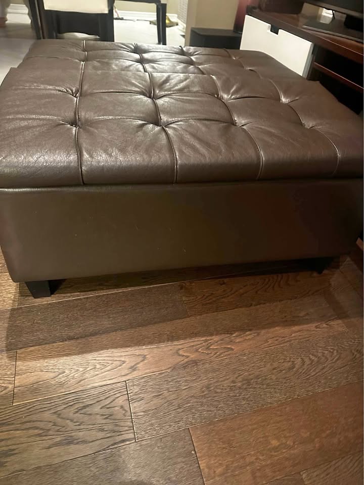 Leather Coffee Table