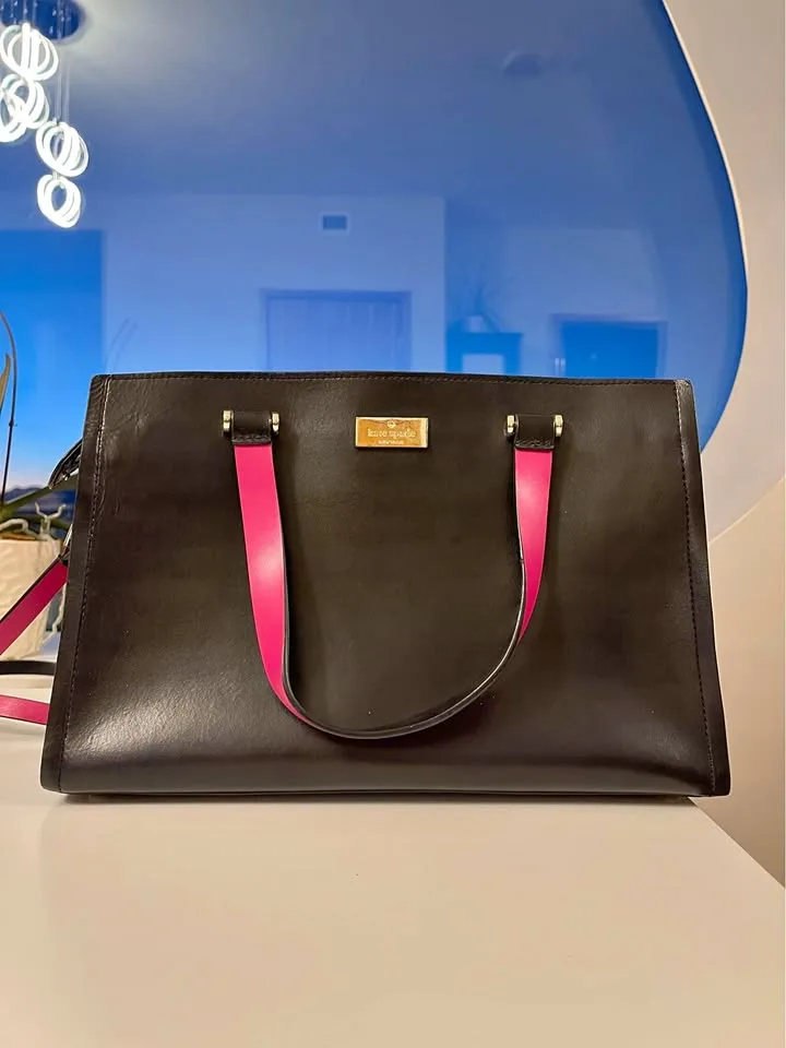 Black and Pink Kate Spade Purse thumbnail