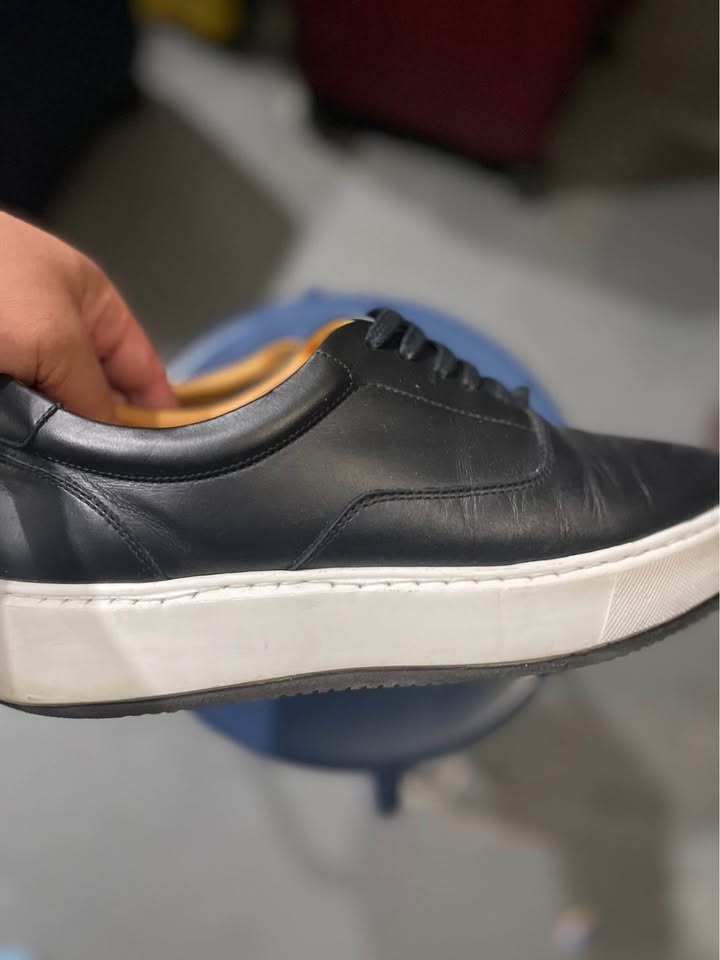Black Leather Sneakers Luca - Size 9 - photo 5
