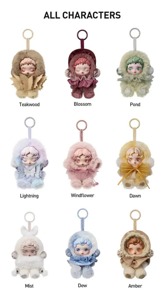 FALL BABIES!!! Skull panda Plush Pendants image indicator(5)