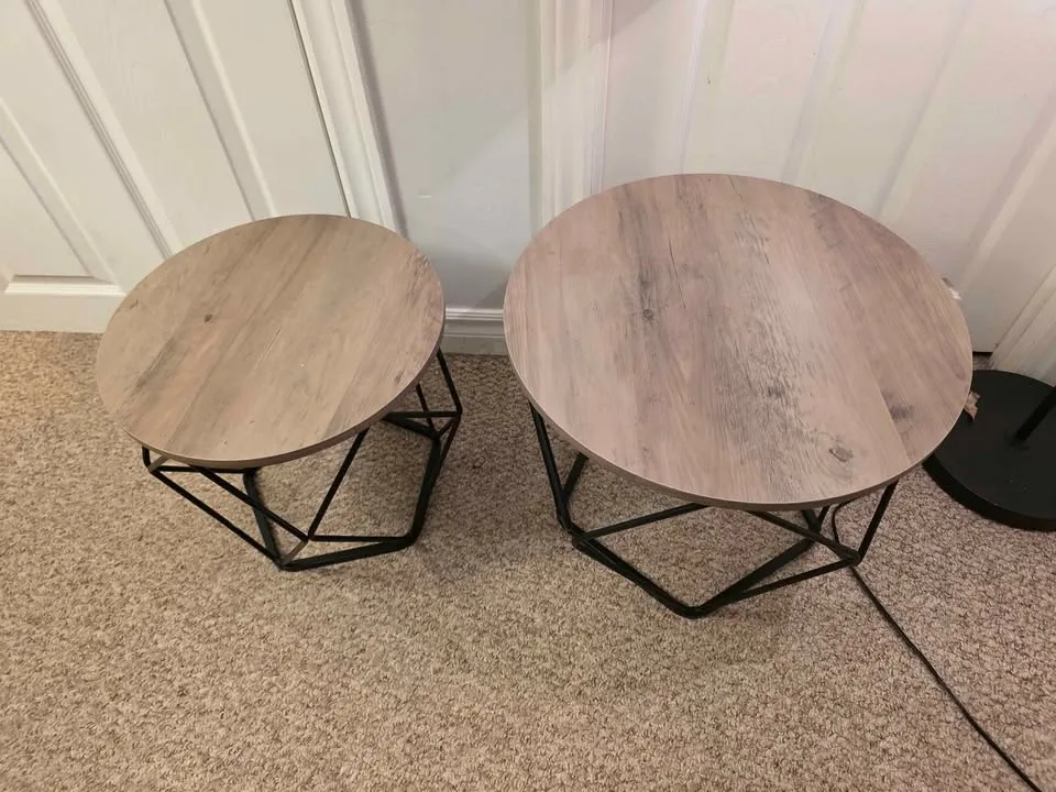 Modern Coffee Tables Set (2 pcs) – Brand New image indicator(2)