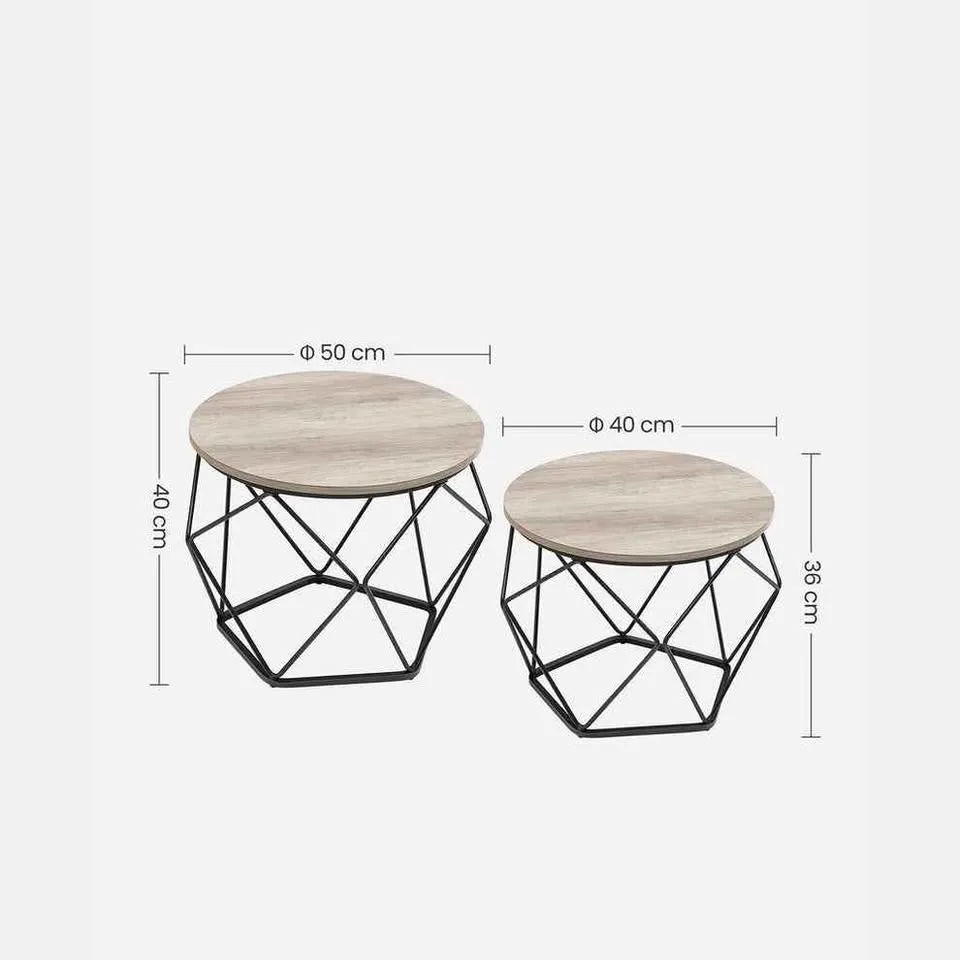 Modern Coffee Tables Set (2 pcs) – Brand New image indicator(5)