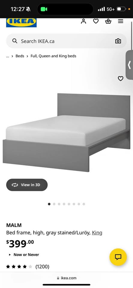 IKEA MALM bed frame