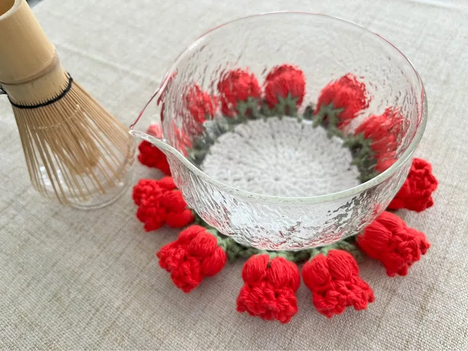 Flower Crochet Coaster thumbnail