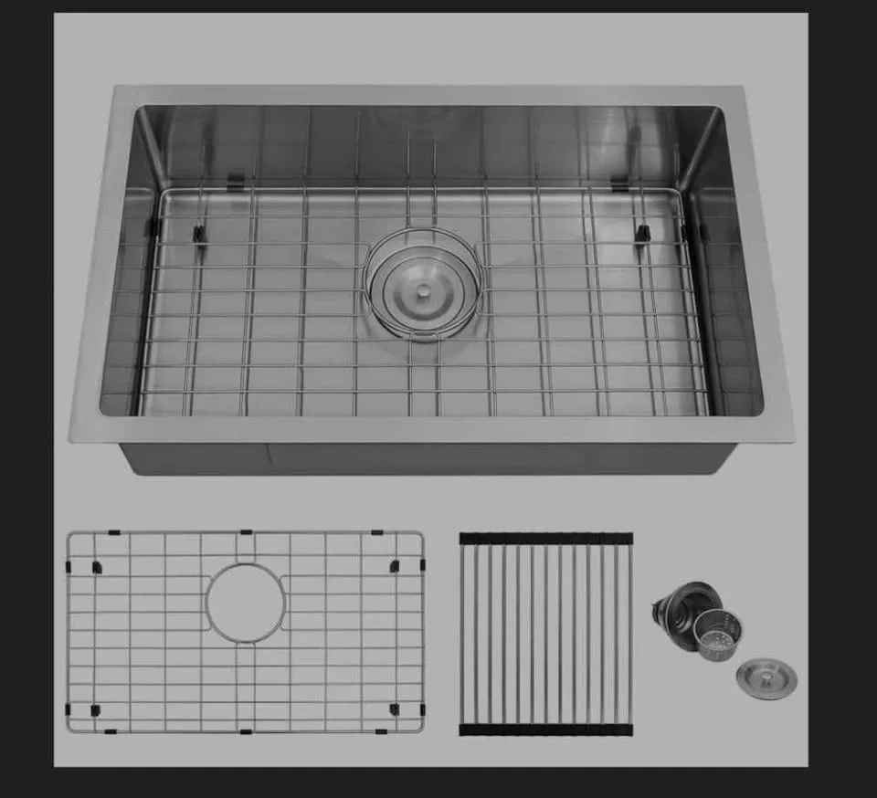 RV Kitchen Sink 24x15 inch Stainless Steel Undermount Sink image indicator(8)