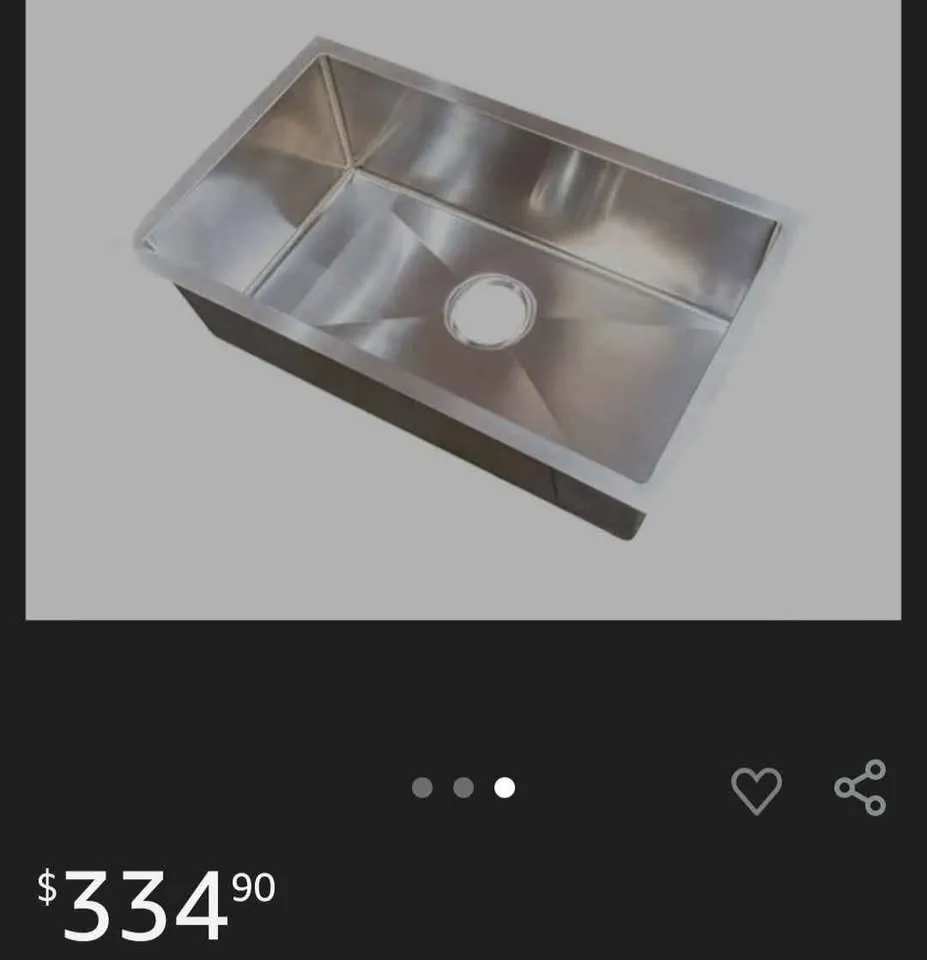 RV Kitchen Sink 24x15 inch Stainless Steel Undermount Sink image indicator(9)