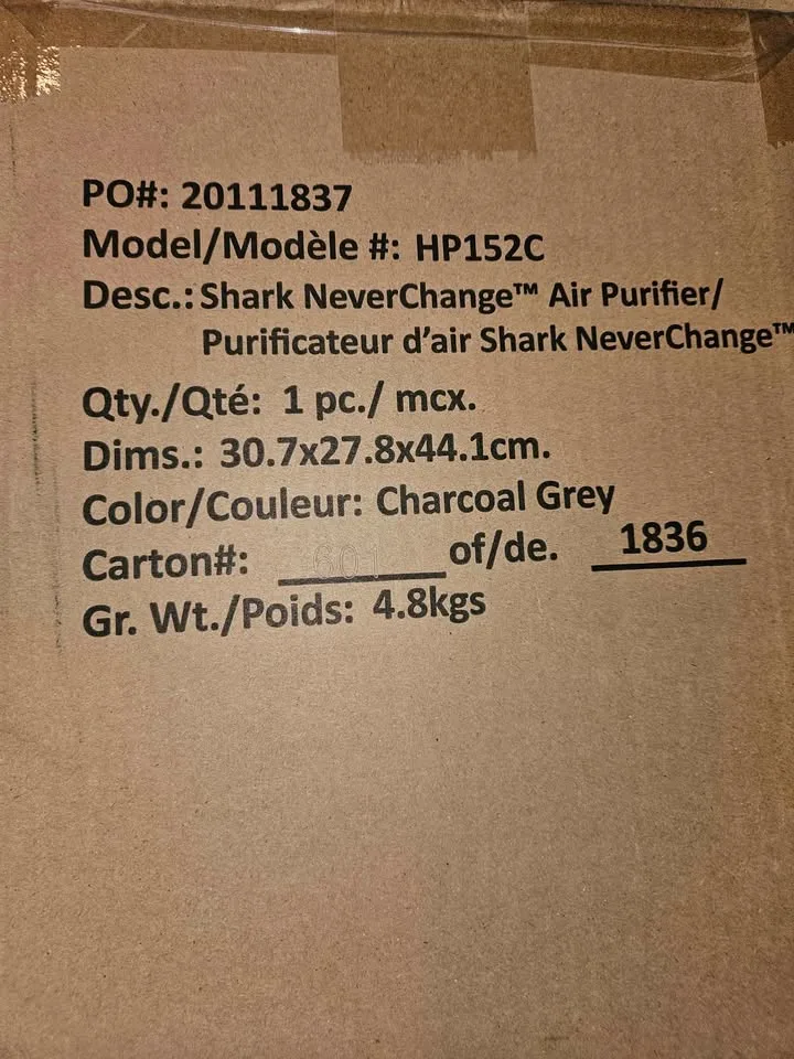 Shark NeverChange Air Purifier, 5-Year Filter image indicator(3)