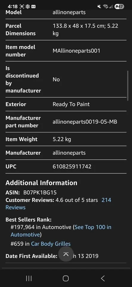 Jeep Wrangler/Gladiator Shark Grille image indicator(4)