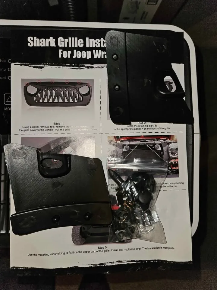 Jeep Wrangler/Gladiator Shark Grille image indicator(7)