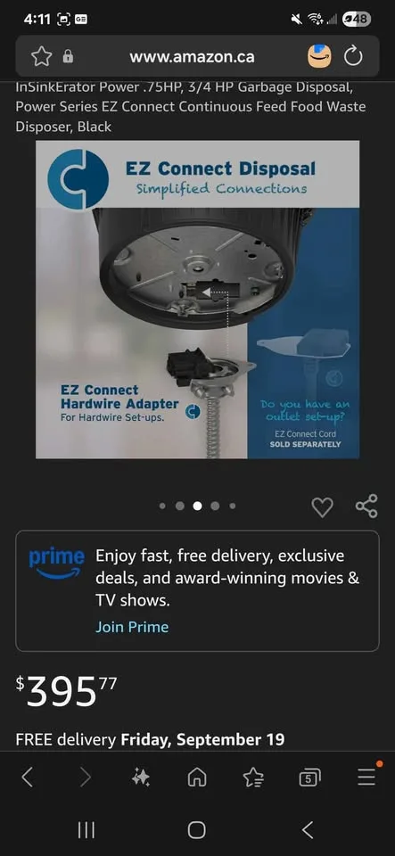 InSinkErator .75HP Garbage Disposal, Power Series image indicator(5)